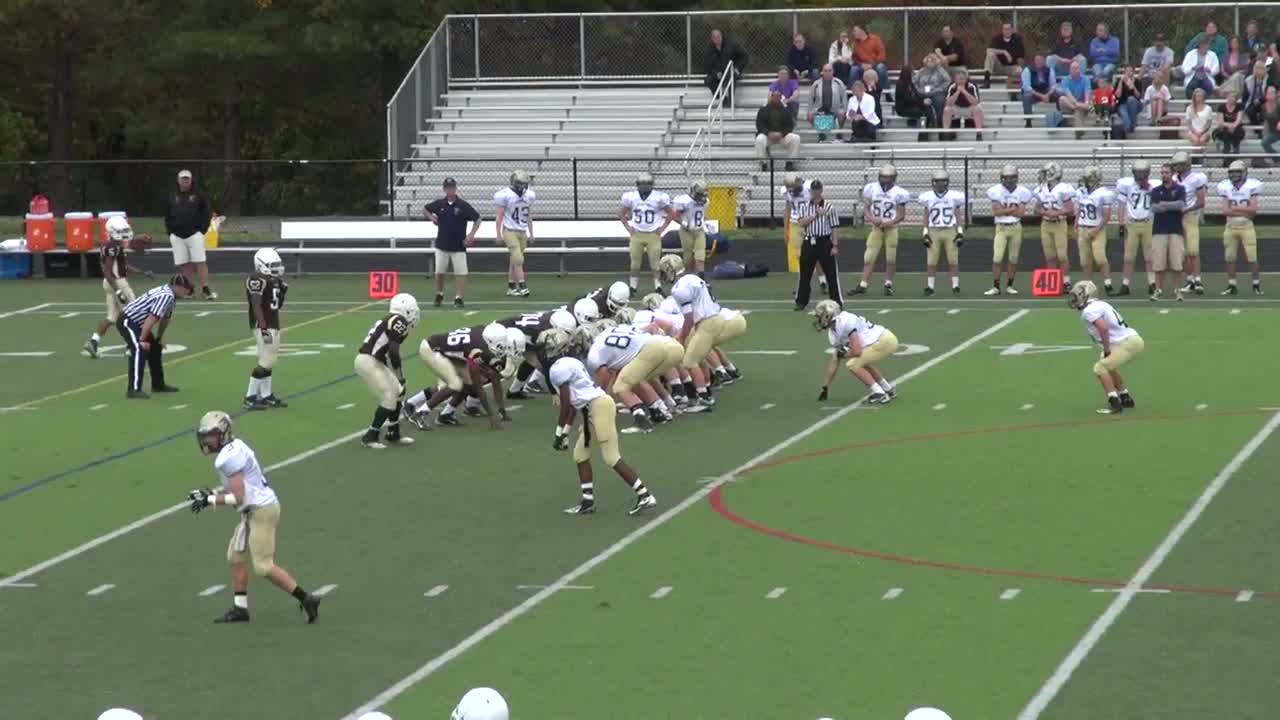 Meade High School vs. Severna Park JV Football Daniel Butler highlights