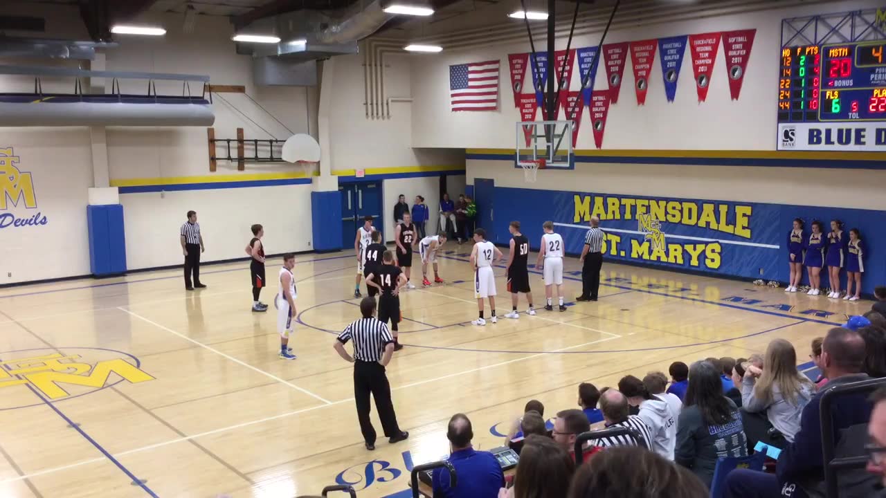 MartensdaleSt. Mary's High School Brady McMains highlights Hudl