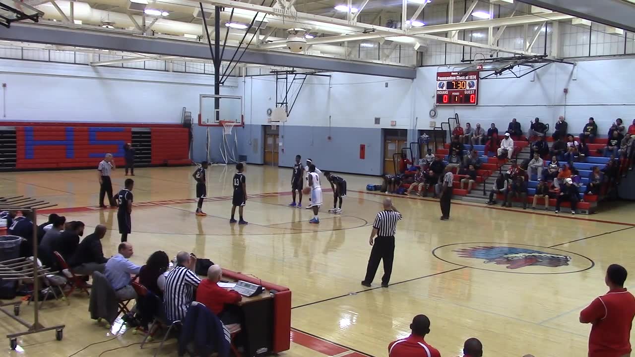 Pennsauken High School vs. Leap accademy Zaire Davis highlights