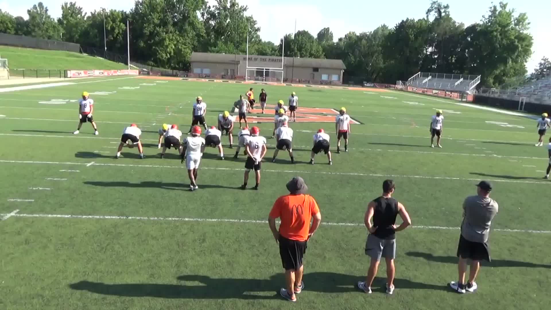 Wheelersburg HS Football Video "Highlight of Orange and Black Scrimmage