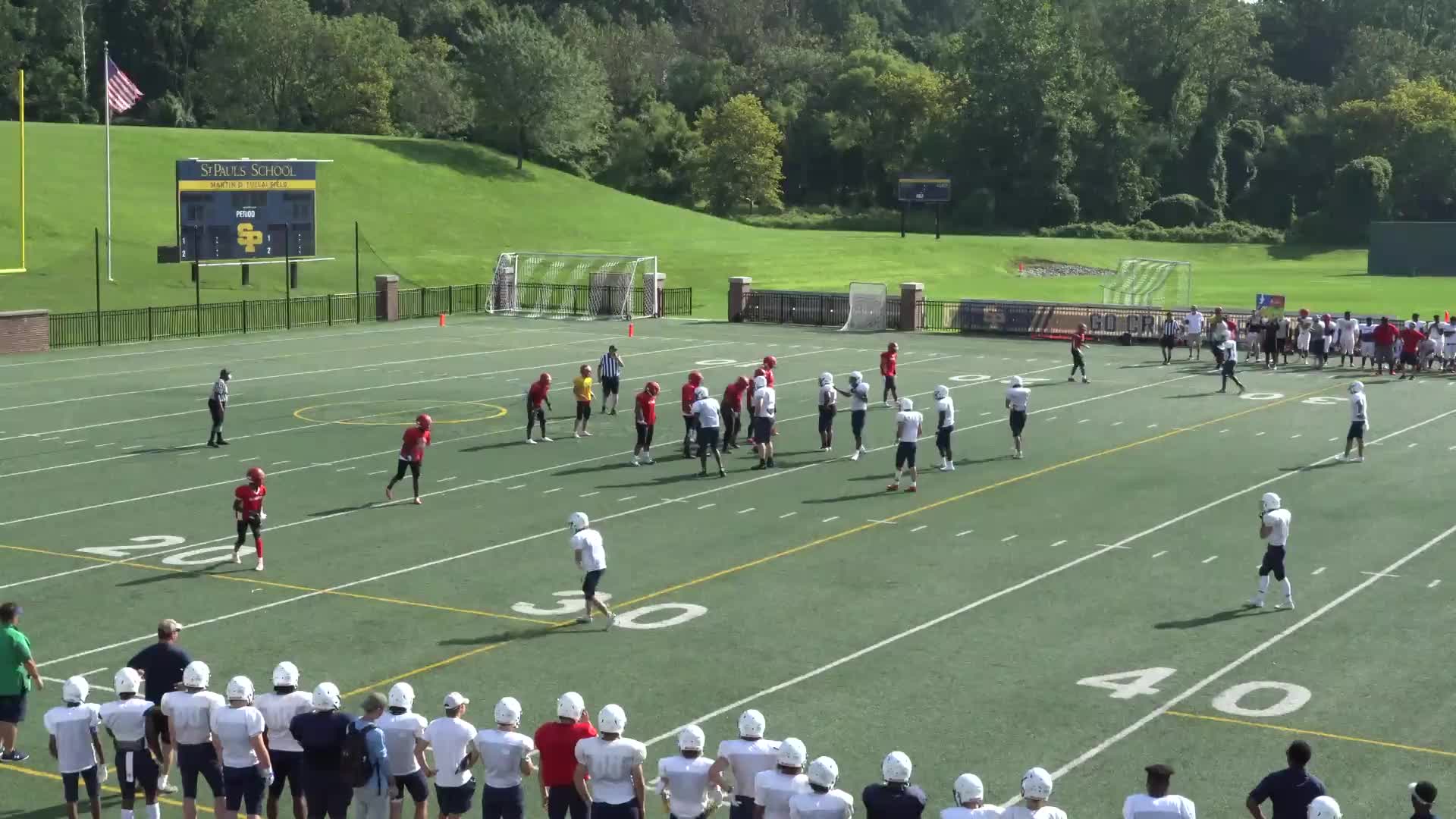St. Paul's HS Football Video "Highlight of TriScrimmage" MaxPreps