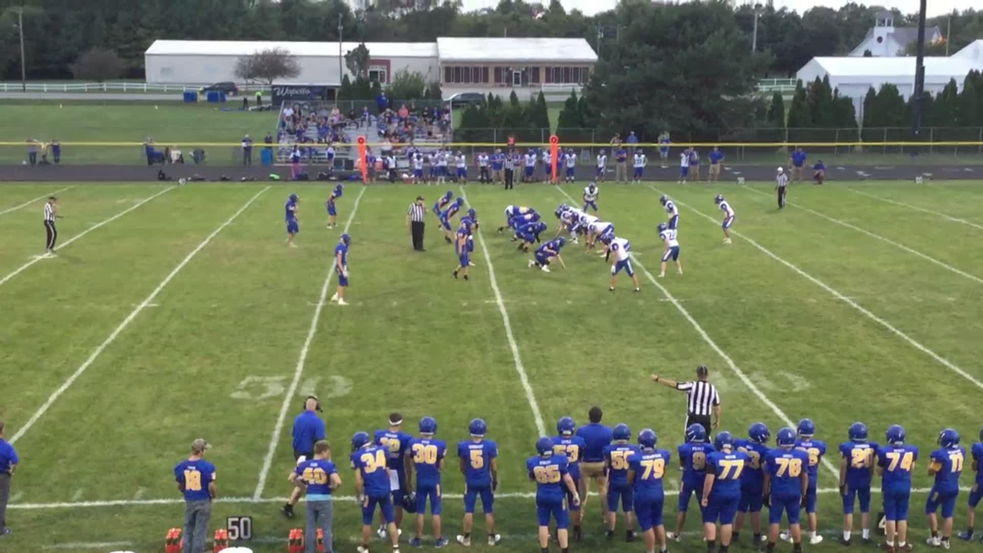 Wapello High School Columbus highlights Hudl