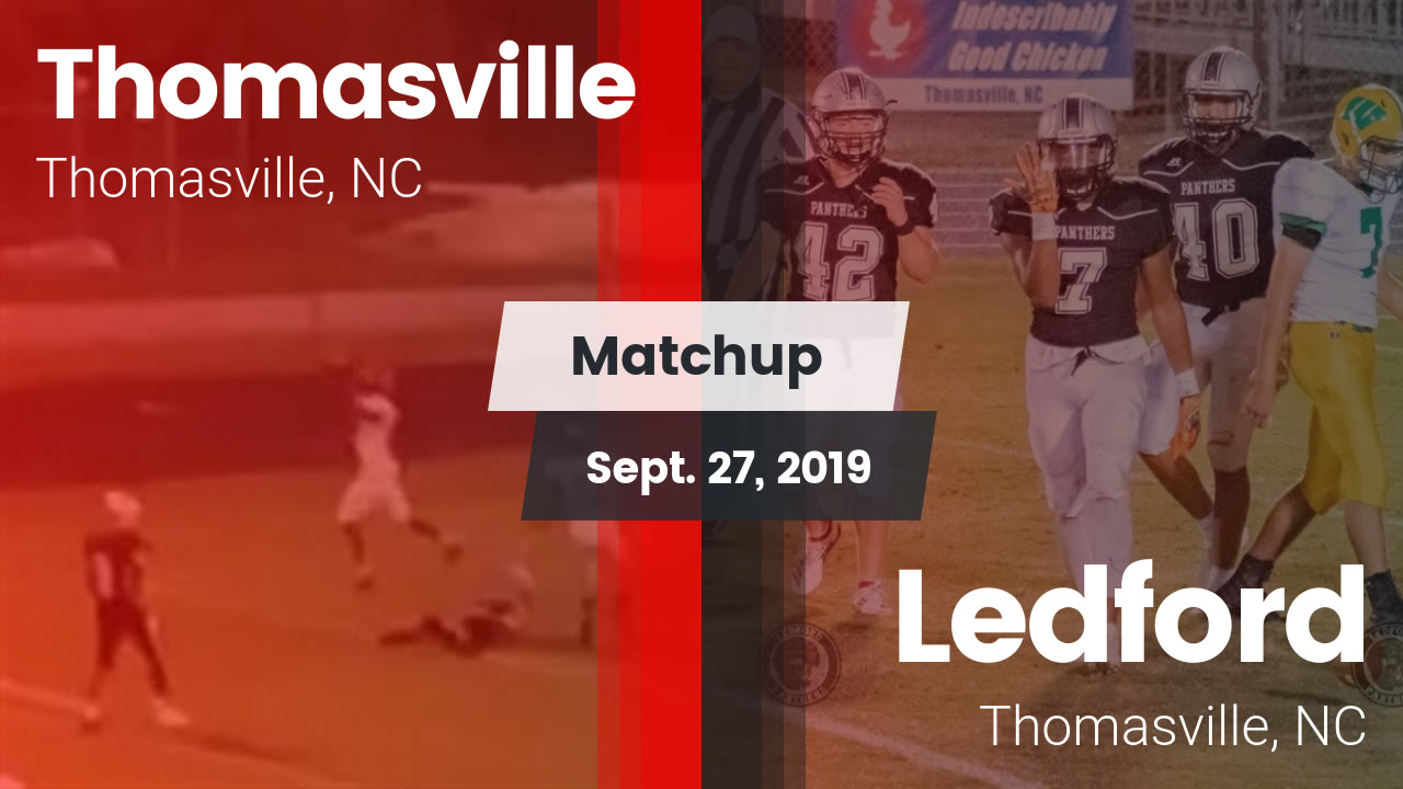 Thomasville Hs Football Video Matchup Thomasville High Vs