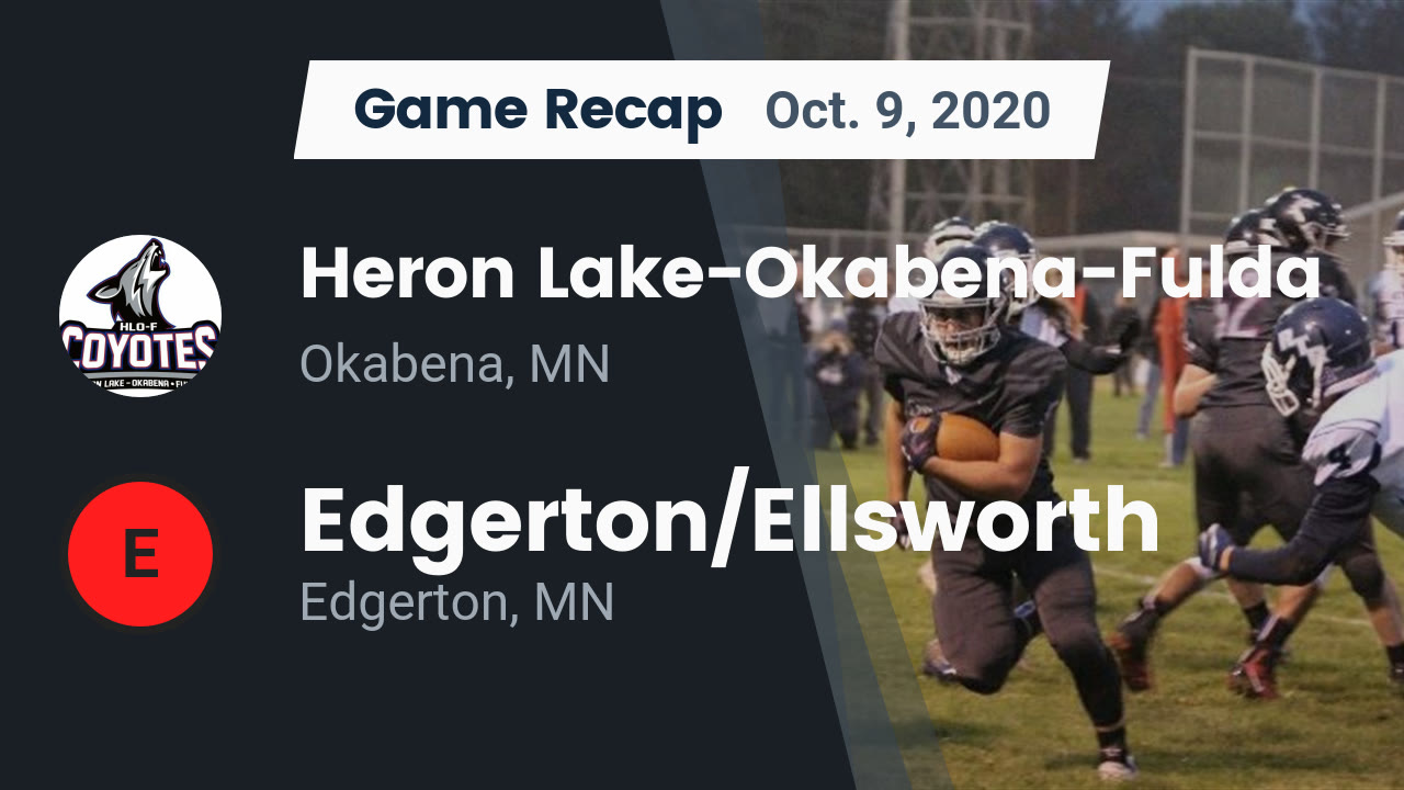 Recap Heron LakeOkabenaFulda vs. Edgerton/Ellsworth 2020 Heron