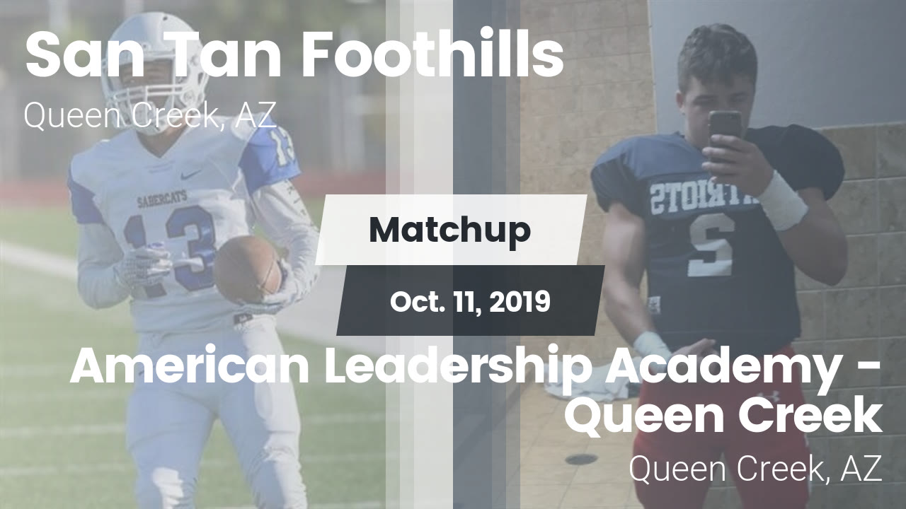 San Tan Foothills Hs Football Video Matchup San Tan Foothills Vs