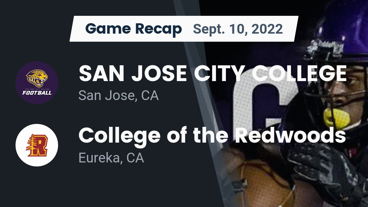 Recap SAN JOSE CITY COLLEGE vs. College of the Redwoods 2022 SAN