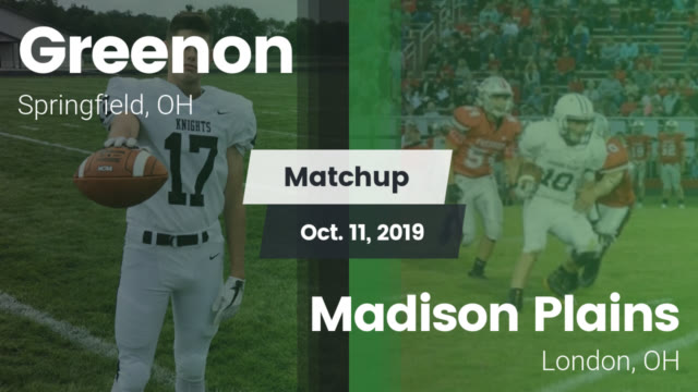 Varsity Football Greenon High School Springfield Ohio