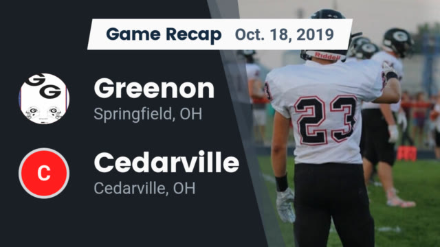 Varsity Football Greenon High School Springfield Ohio