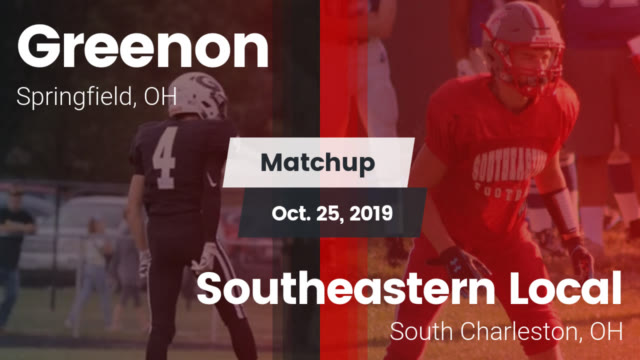 Varsity Football Greenon High School Springfield Ohio