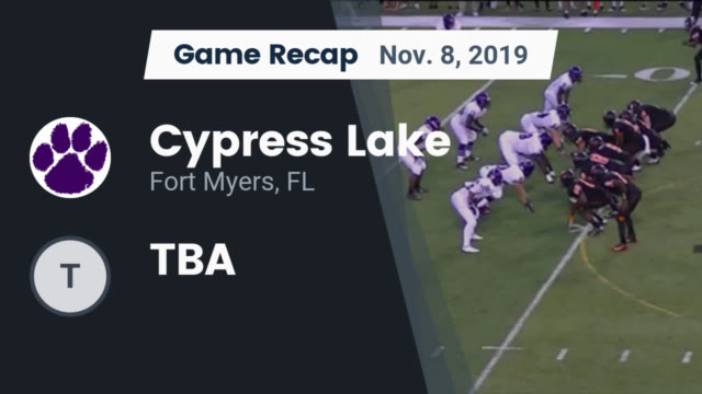 Boys Varsity Football Cypress Lake High School Fort Myers Florida American Football Hudl