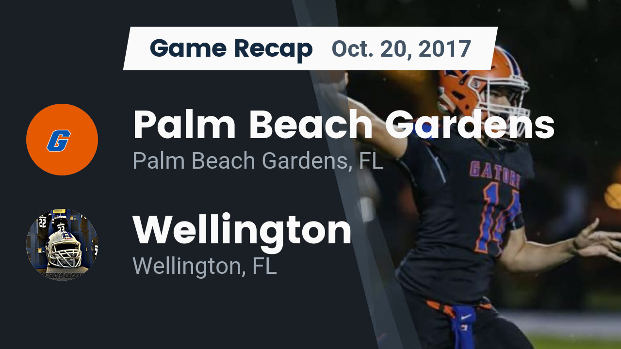 Palm Beach Gardens Hs Football Video Recap Palm Beach Gardens Vs
