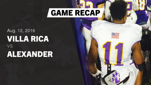 Mens Varsity Football Villa Rica High School Villa Rica