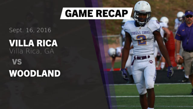 Mens Varsity Football Villa Rica High School Villa Rica