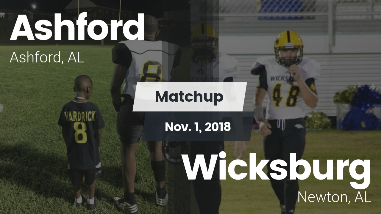 Ashford HS Football Video "Matchup Ashford vs. Wicksburg 2018" MaxPreps