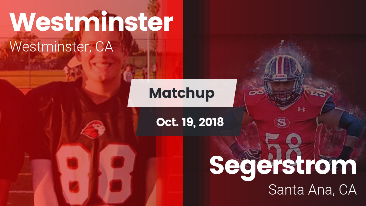 Westminster Hs Football Video Matchup Westminster High Vs