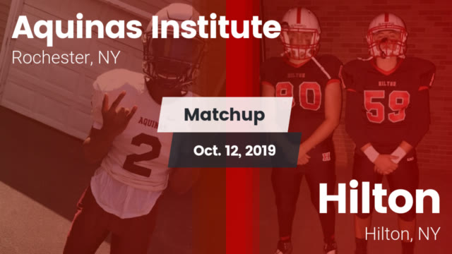 Boys Jv Football Aquinas Institute High School Rochester New