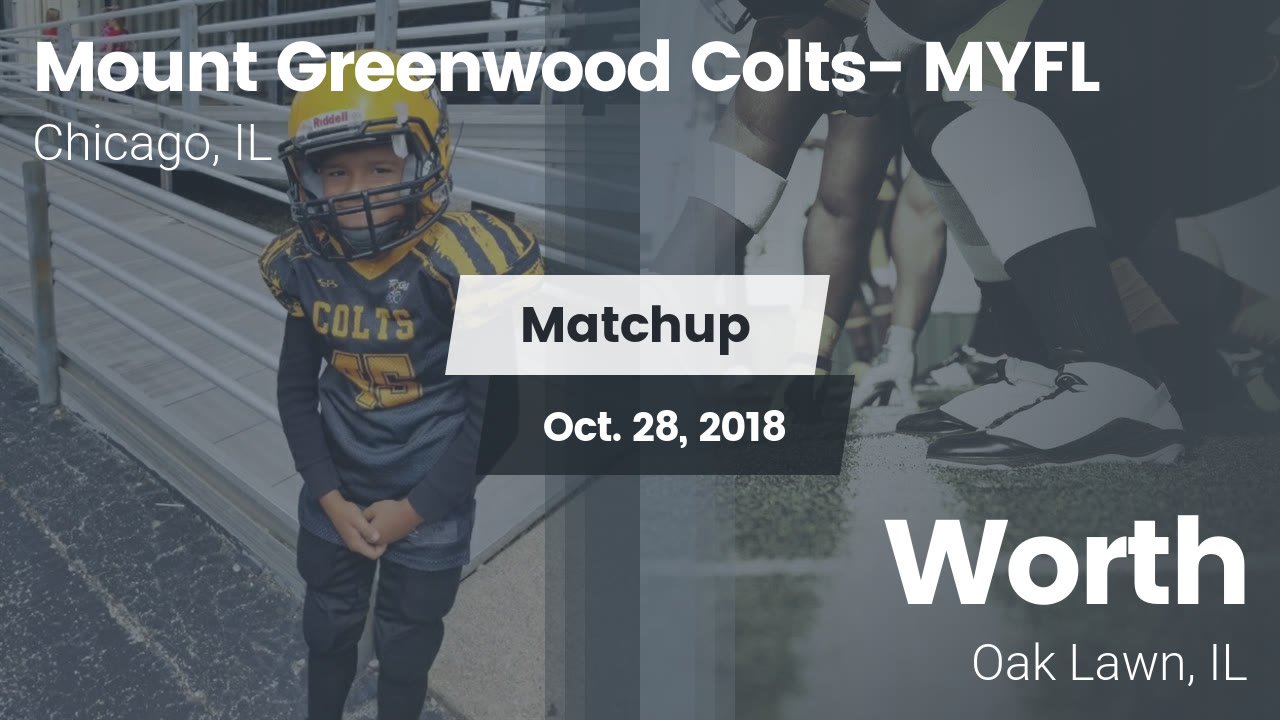 Matchup Mount Greenwood Colt Vs Worth 2018 Mount Greenwood Colt Highlights Hudl