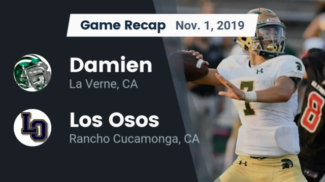 Boys Varsity Football Damien High School La Verne California