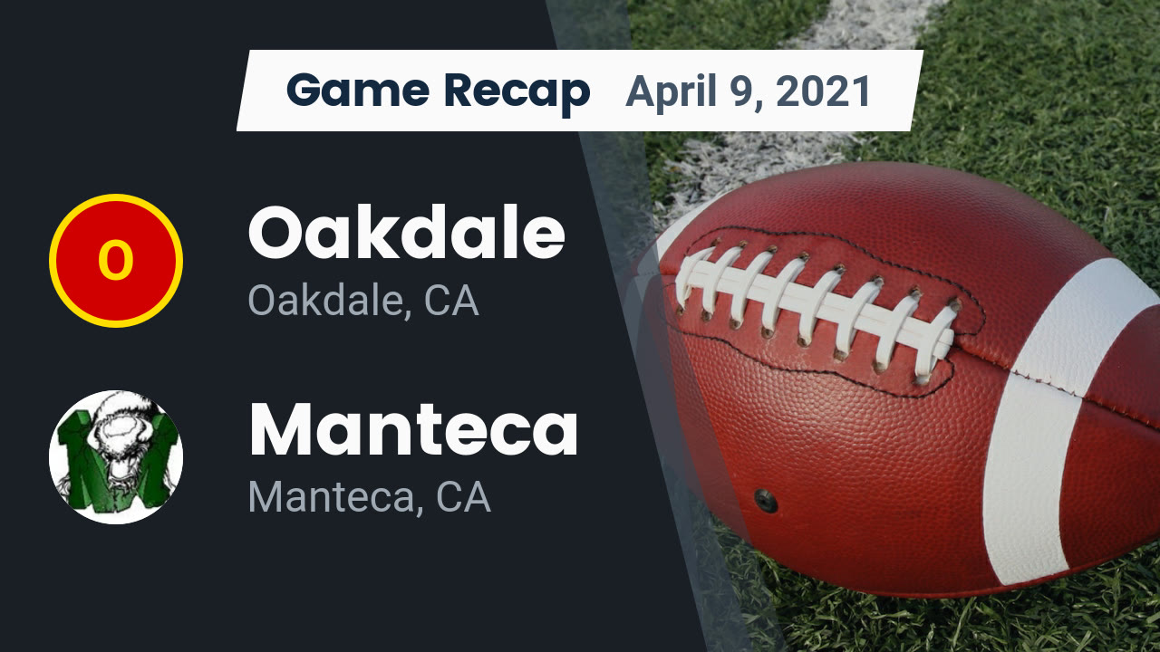 Oakdale HS Football Video "Recap Oakdale vs. Manteca 2021" MaxPreps