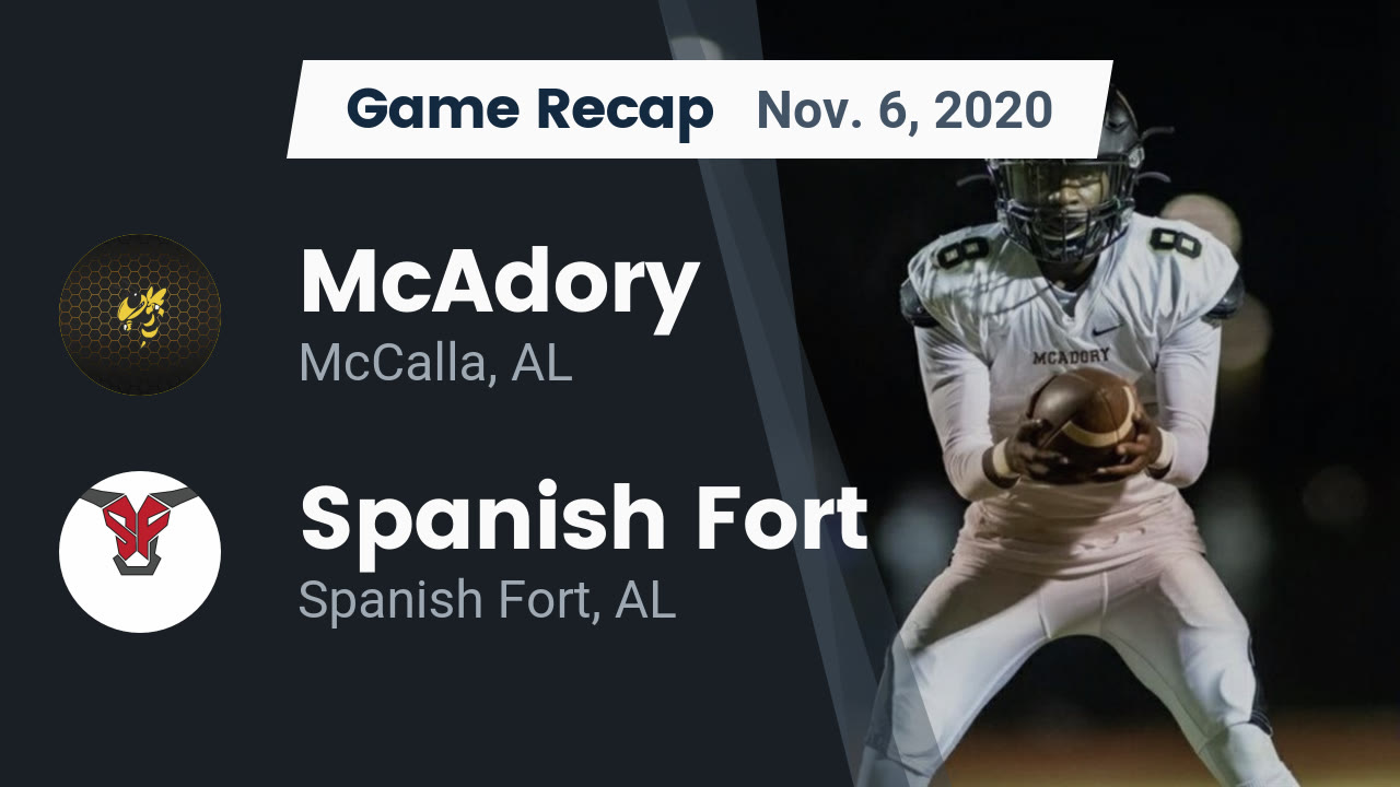 McAdory HS Football Video "Recap: McAdory vs. Spanish Fort 2020" | MaxPreps McAdory HS Football Video "Recap: McAdory vs. Spanish Fort 2020" | MaxPreps