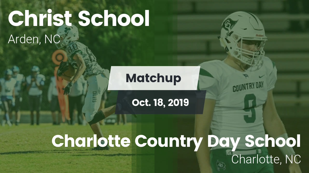 Christ School Hs Football Video Matchup Christ School Vs