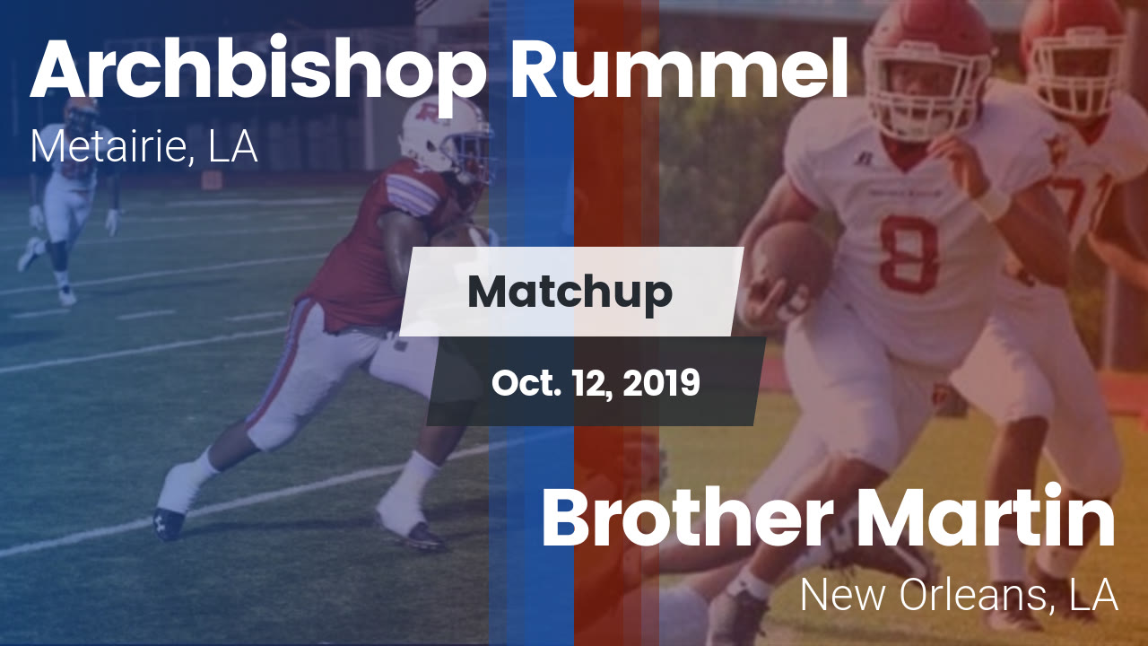 Archbishop Rummel Hs Football Video Matchup Archbishop Rummel Vs