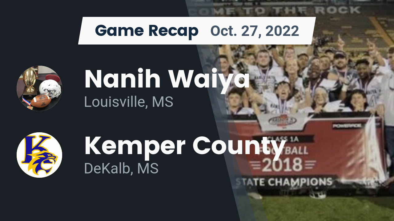 Videos Nanih Waiya Warriors (Louisville, MS) Varsity Football