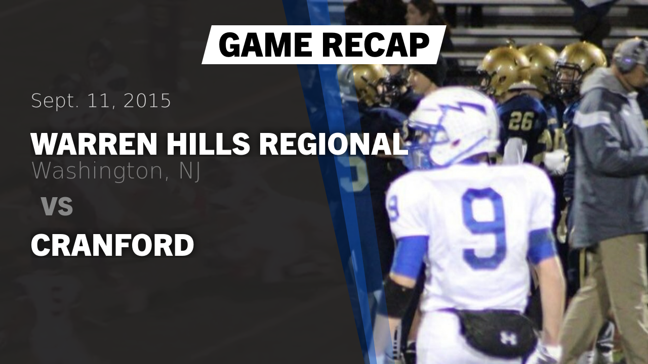 Warren Hills Regional Hs Football Video Recap Warren Hills