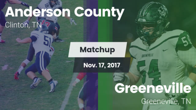 Boys Varsity Football Anderson County High School Clinton