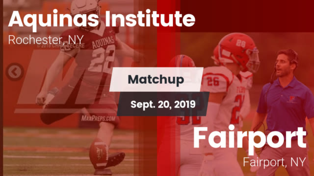 Boys Varsity Football Aquinas Institute High School Rochester