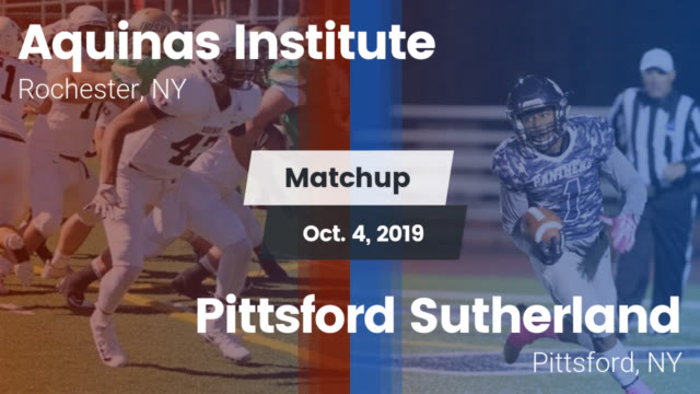 Boys Varsity Football Aquinas Institute High School Rochester