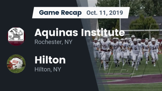 Boys Varsity Football Aquinas Institute High School Rochester