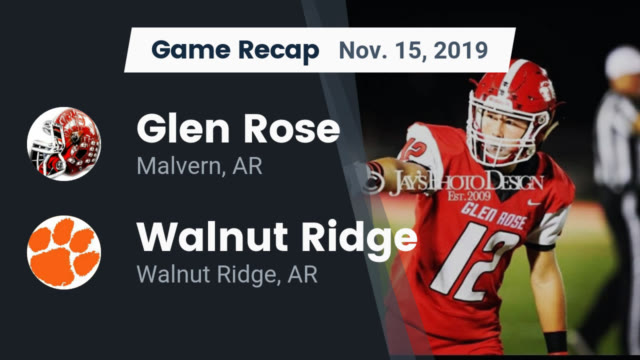 Boys Varsity Football Glen Rose High School Malvern Arkansas