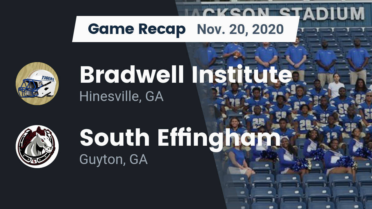 Bradwell Institute HS Football Video "Recap: Bradwell Institute vs Bradwell Institute HS Football Video "Recap: Bradwell Institute vs