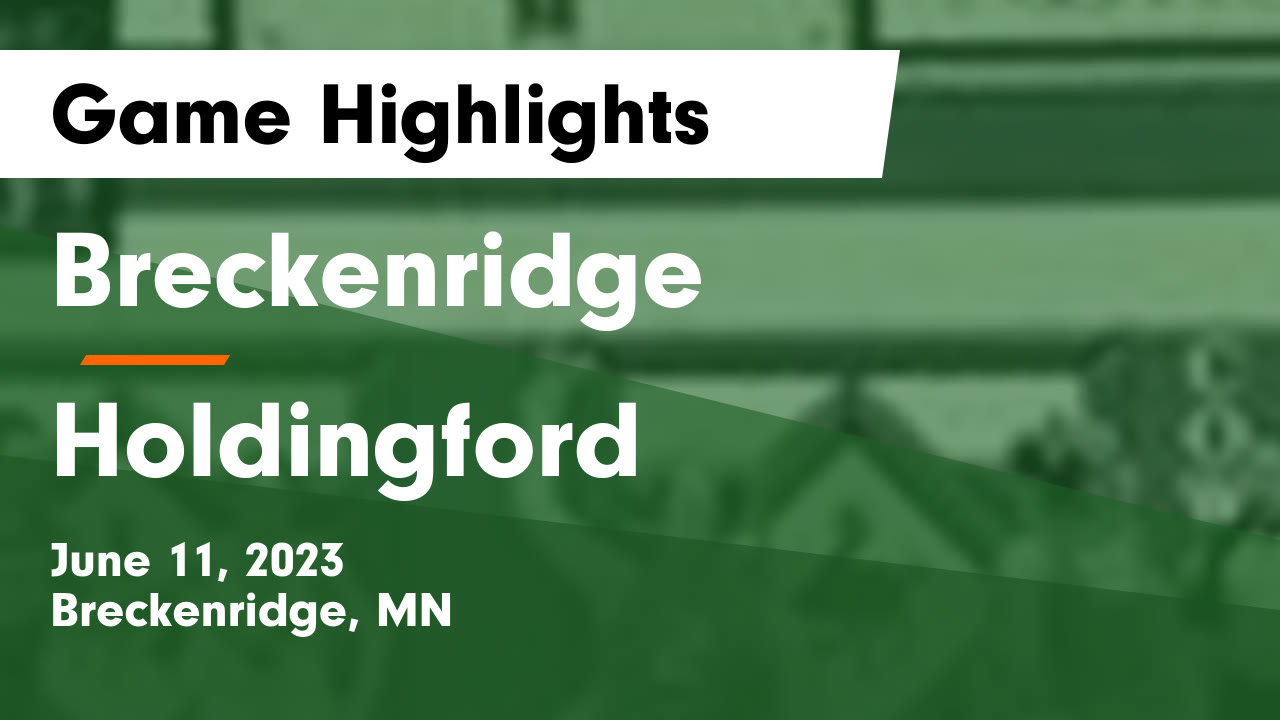 Breckenridge (MN) High School Sports Football, Basketball, Baseball
