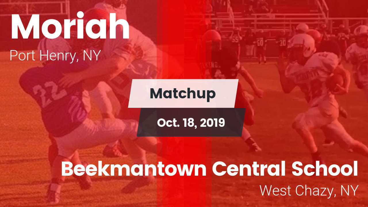 Moriah HS Football Video "Matchup Moriah vs. Beekmantown Central