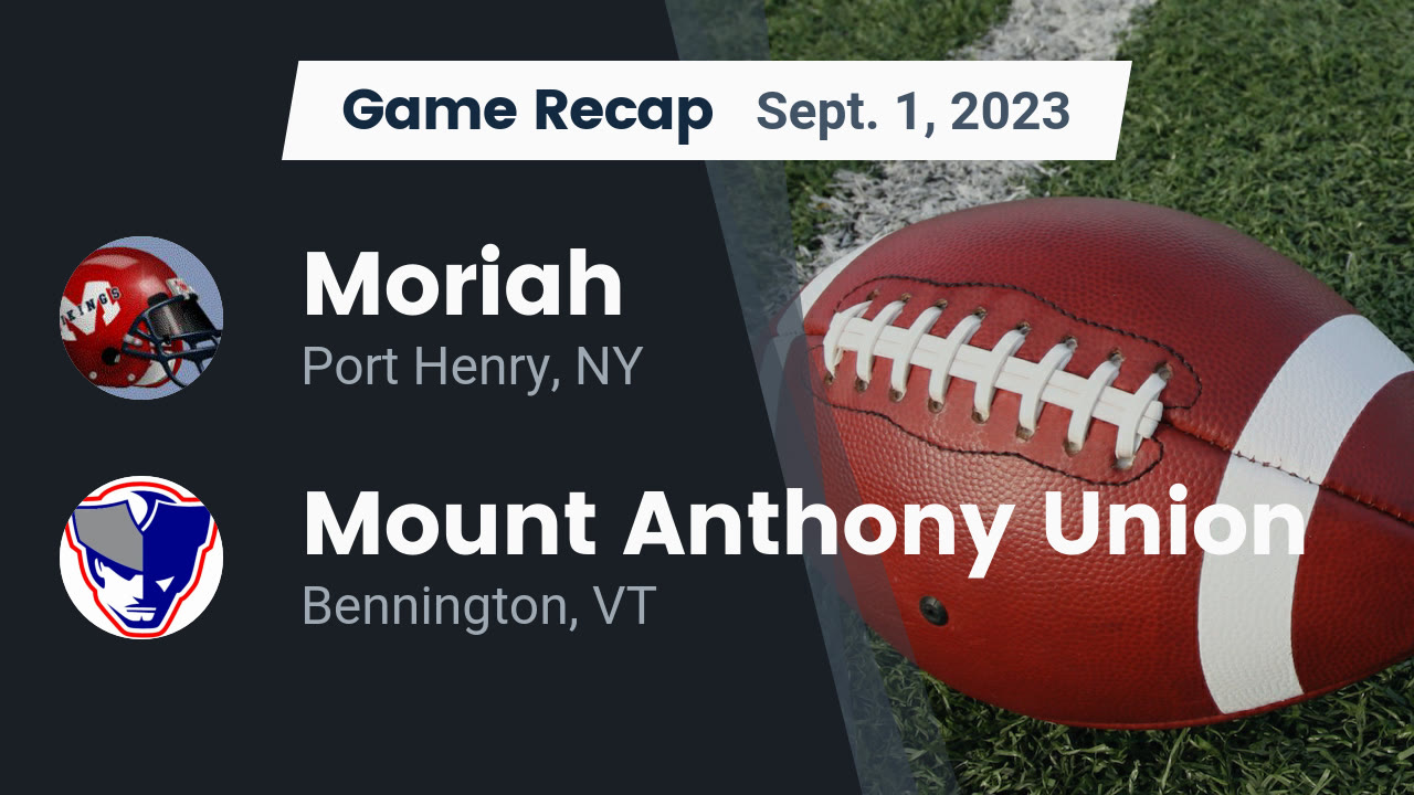 Moriah (Port Henry, NY) High School Sports Football, Basketball