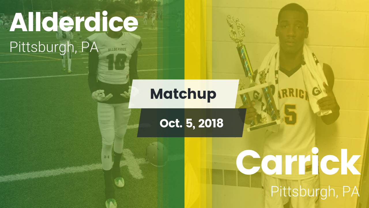Taylor Allderdice Hs Football Video Matchup Allderdice Vs