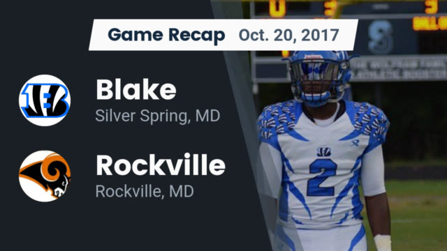 Boys Varsity Football Blake High School Silver Spring