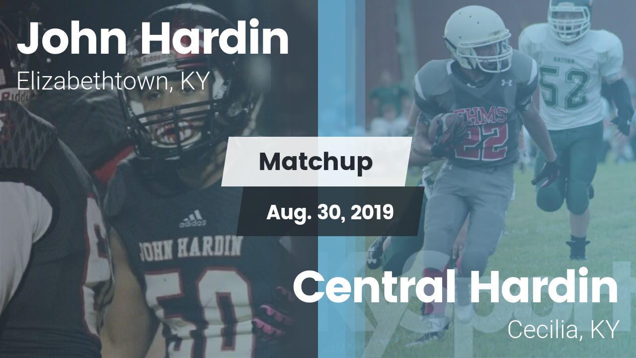 John Hardin HS Football Video "Matchup John Hardin vs. Central Hardin