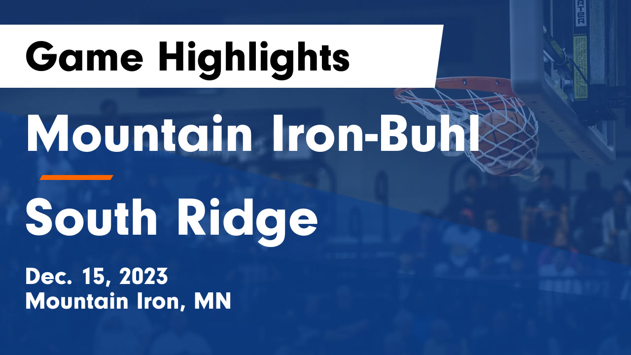 Mountain IronBuhl vs South Ridge Game Highlights Dec. 15, 2023