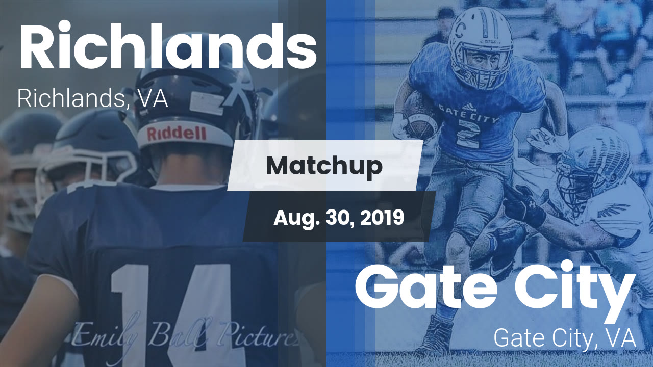 Richlands Hs Football Video Matchup Richlands High Vs Gate City
