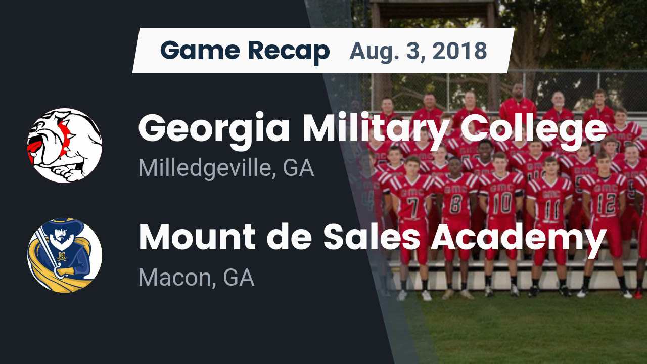 Georgia Military College Hs Football Video Recap Georgia