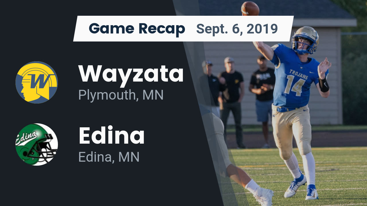 Wayzata Hs Football Video Recap Wayzata Vs Edina 2019 Maxpreps