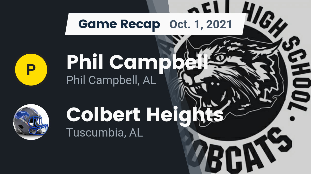 Videos Phil Campbell Bobcats (Phil Campbell, AL) Varsity Football
