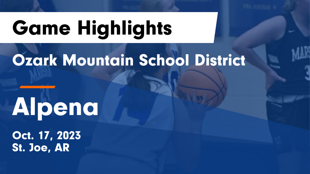 Ozark Mountain School District vs Alpena Game Highlights Oct. 17, 2023 Ozark Mountain Schoo