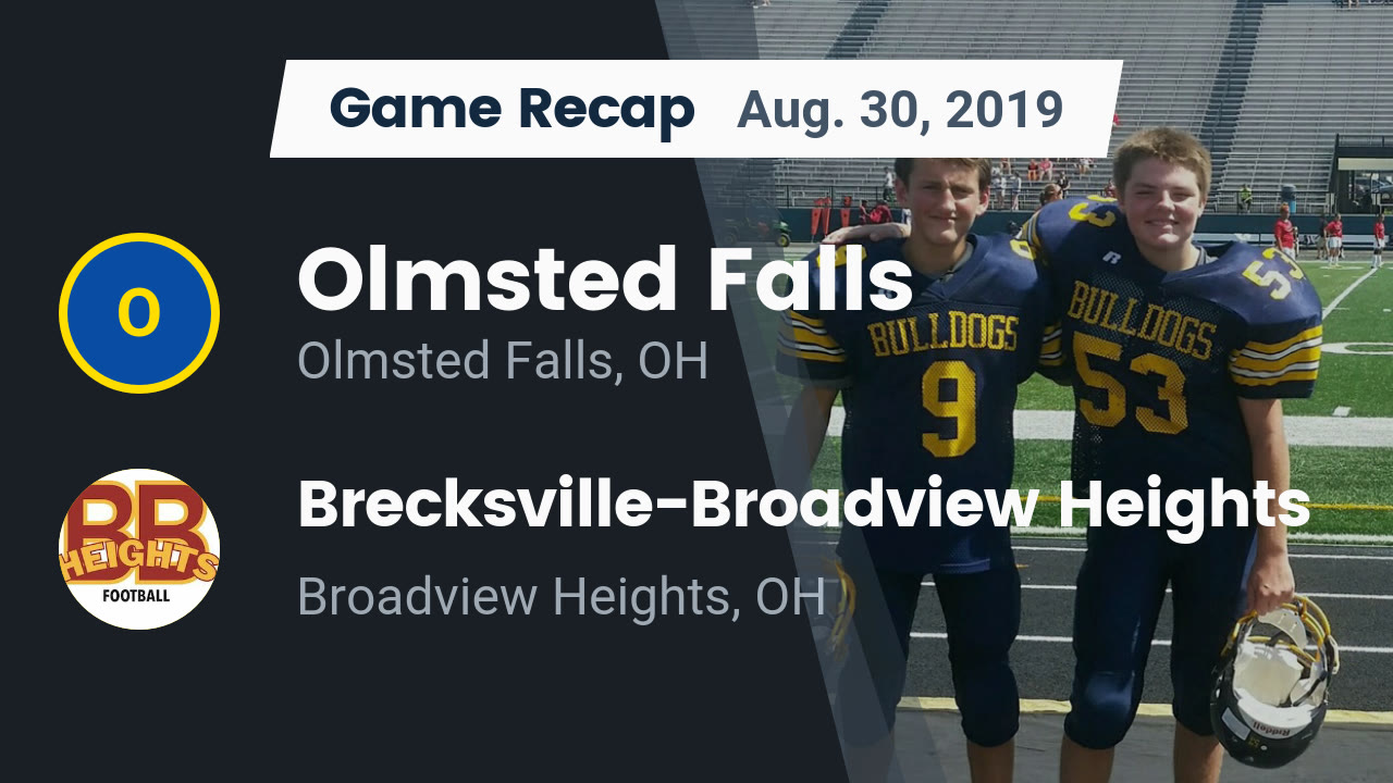 Olmsted Falls Hs Football Video Recap Olmsted Falls Vs