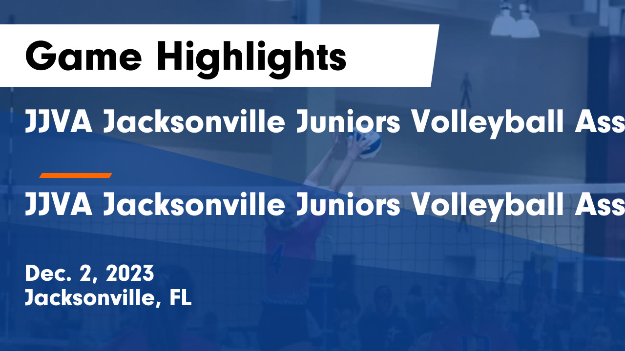 JJVA Jacksonville Juniors Volleyball Association vs JJVA Jacksonville