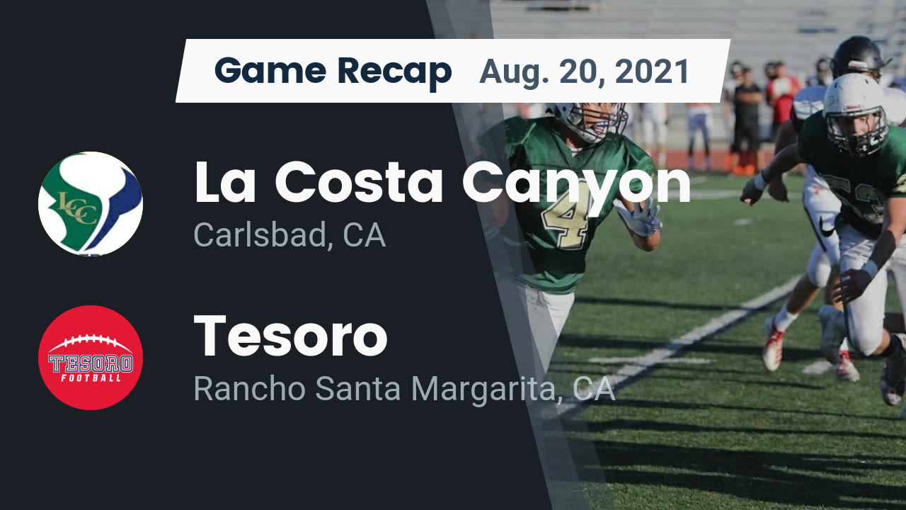 La Costa Canyon High School Carlsbad Ca Varsity Football