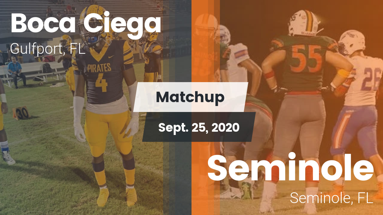 Matchup: Boca Ciega vs. Seminole  2020